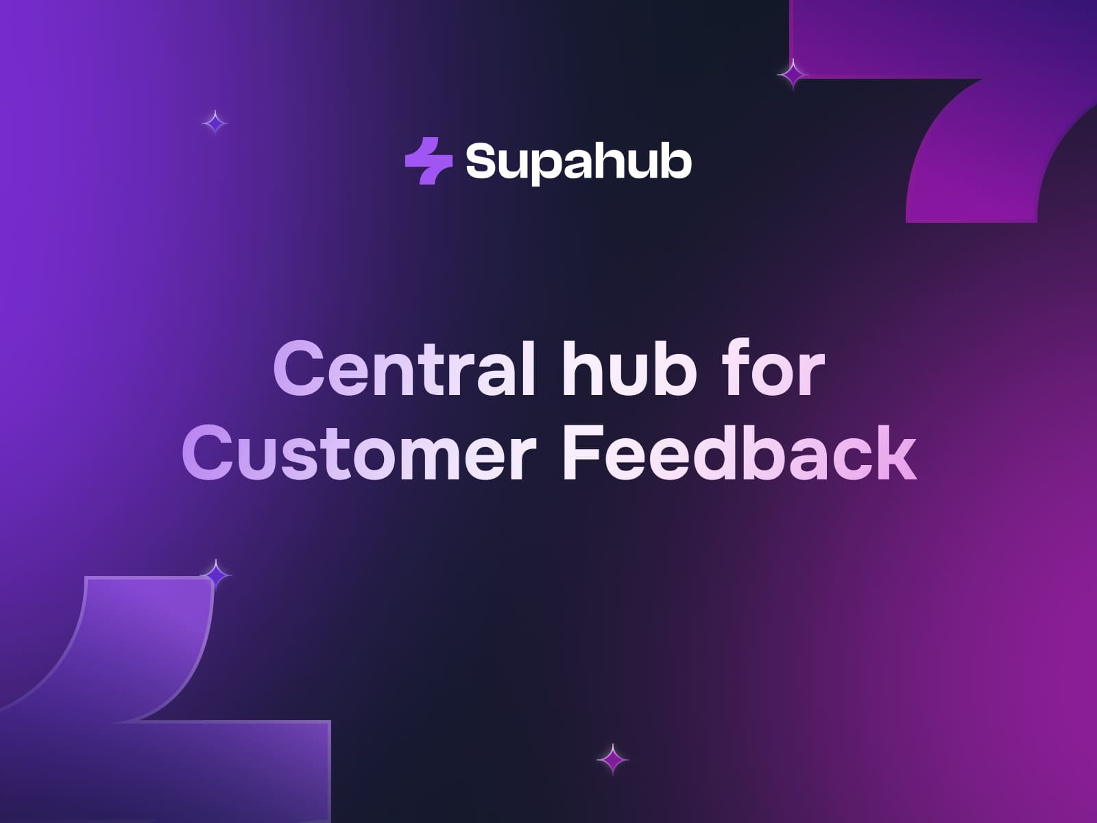 Central hub to collect feedback and announce product updates